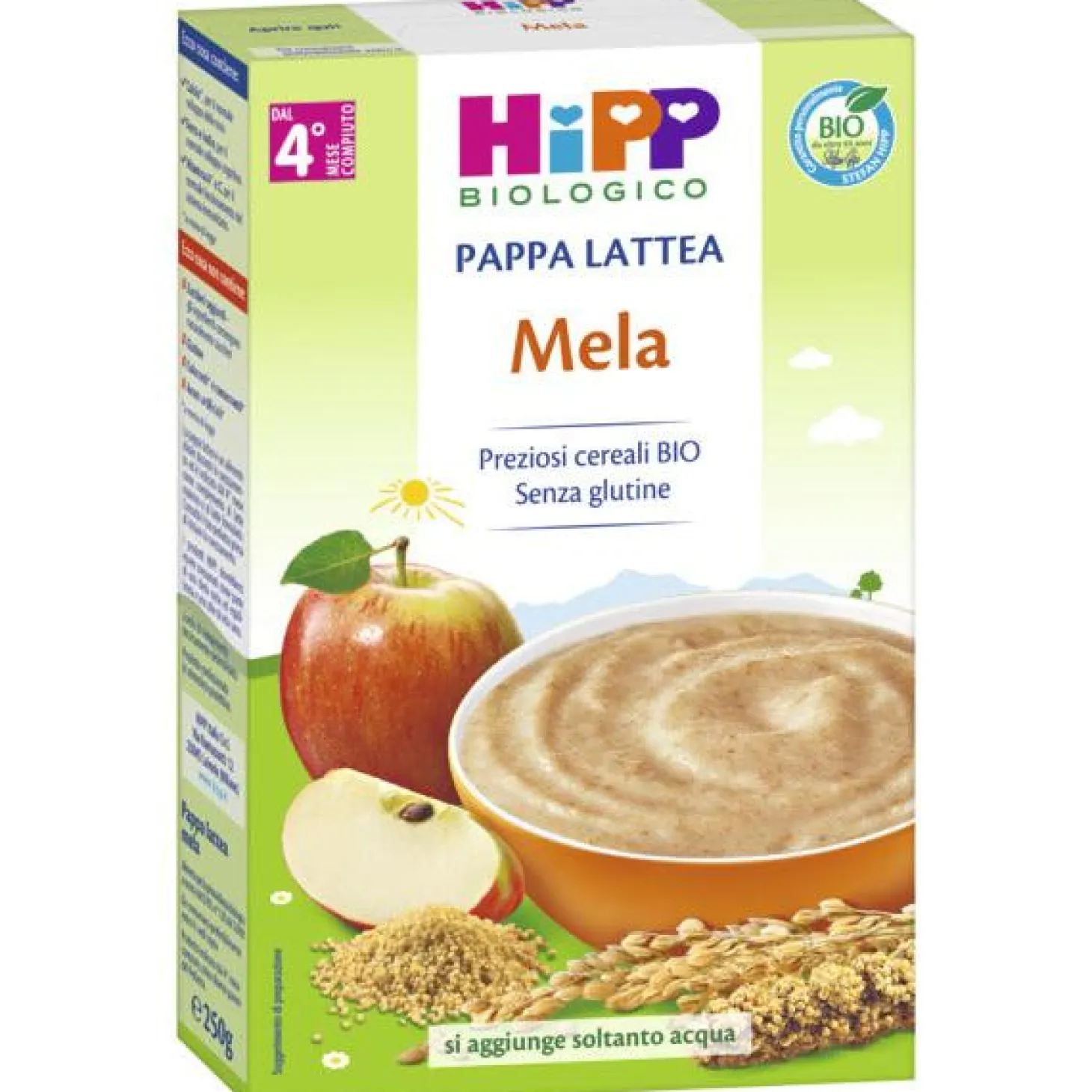 Pappa Lattea Mela: Confezione 250 gr