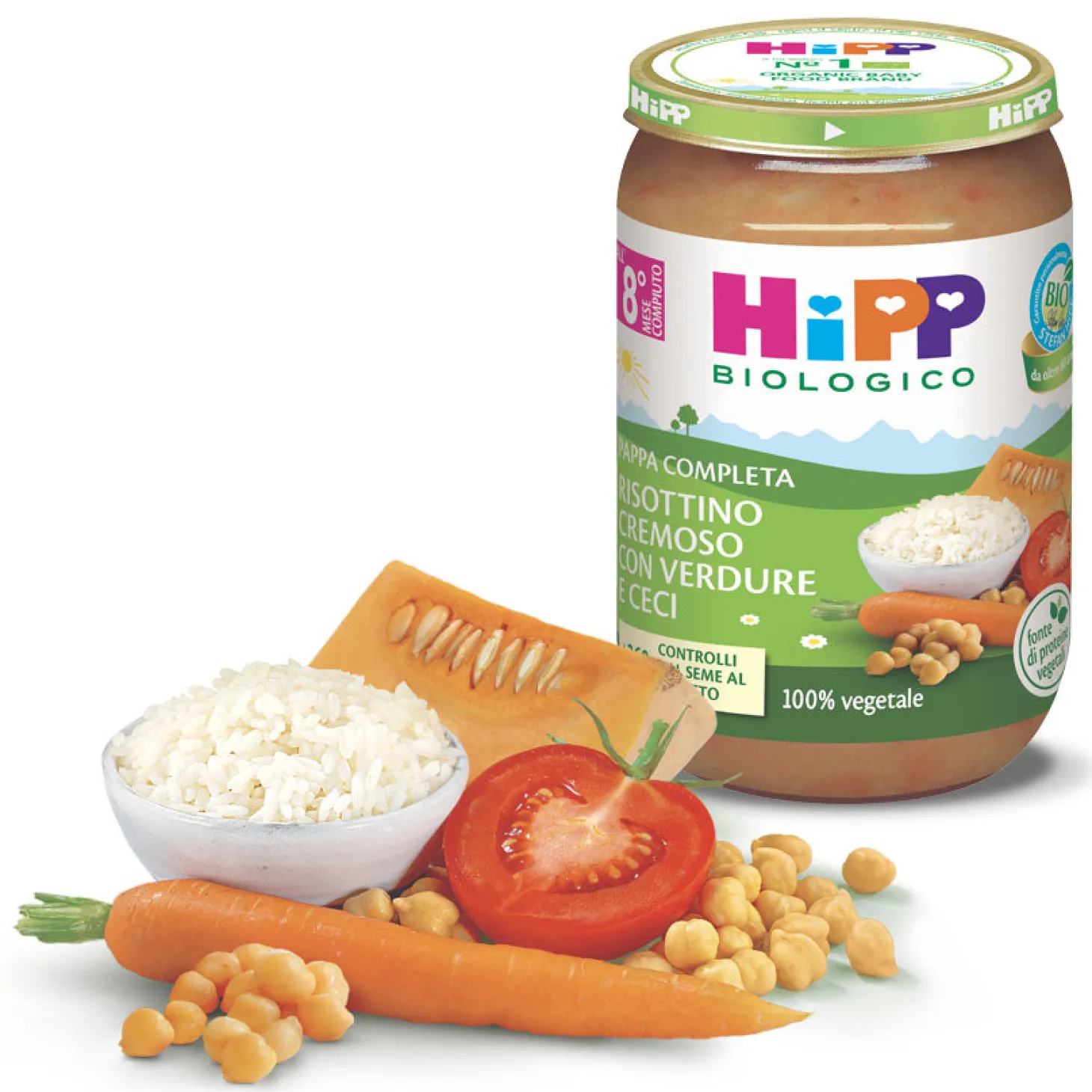 Pappa Pronta Risottino Cremoso Con Verdure E Ceci: Confezione 220 gr