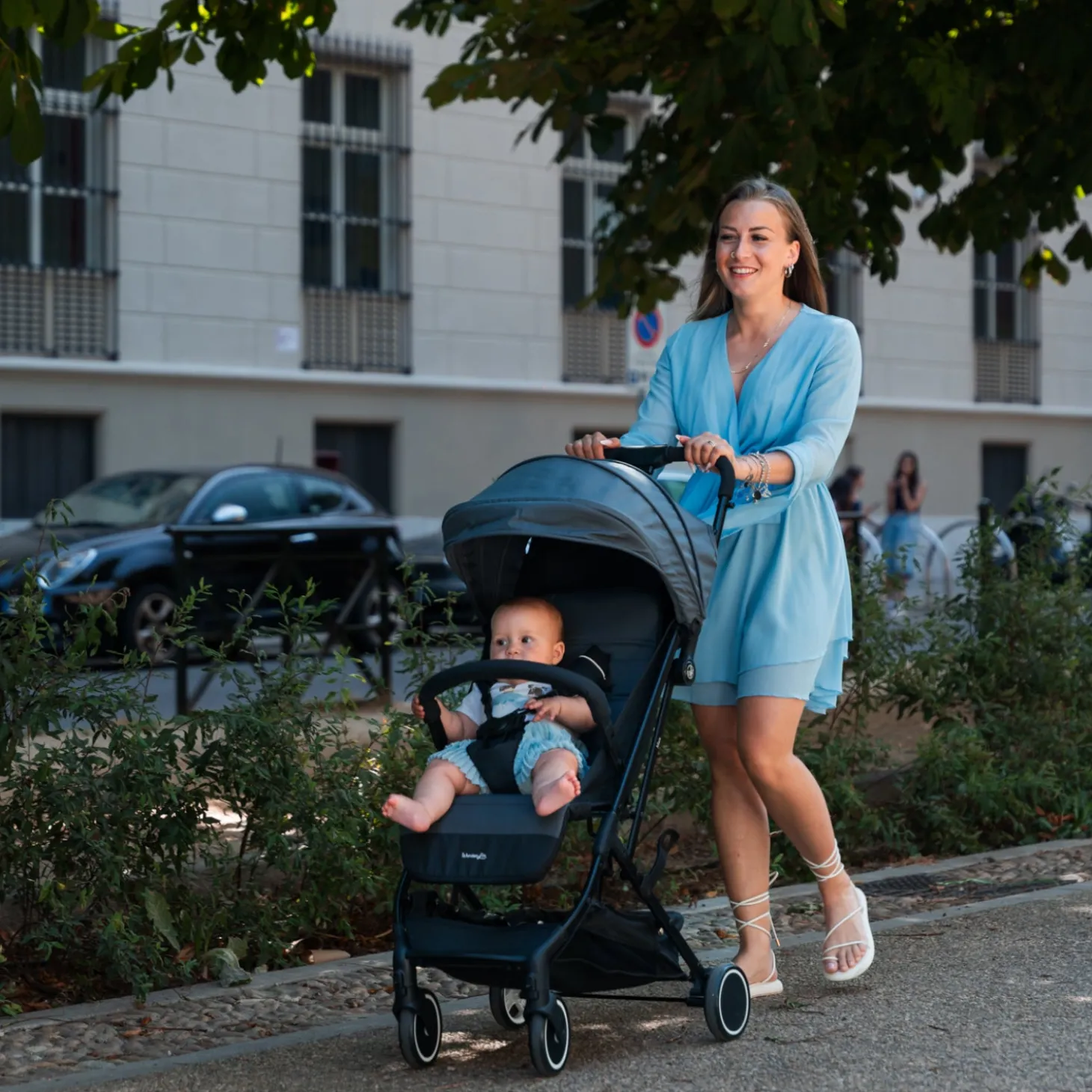 Passeggino Leggero Ed Ultracompatto Maia Grey