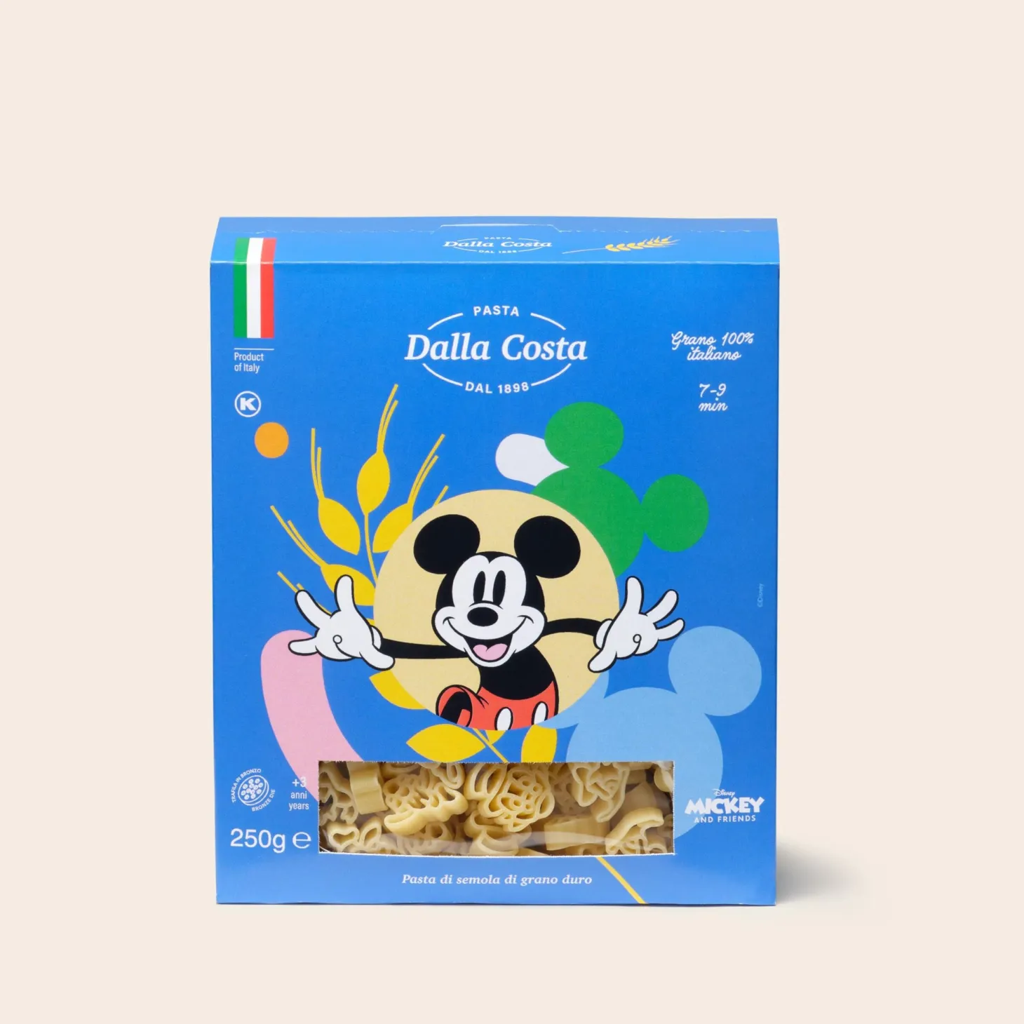 Pasta Mickey & Co: Confezione 250 gr
