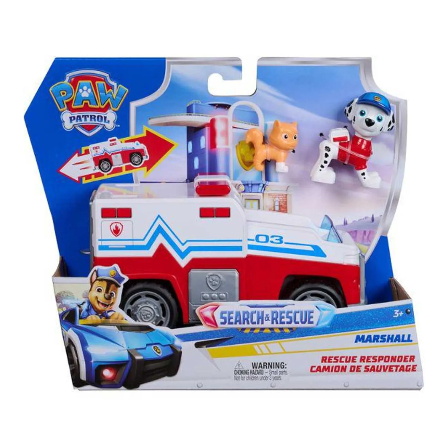 Paw Patrol Veicolo Tematizzato Search & Rescue Marshall