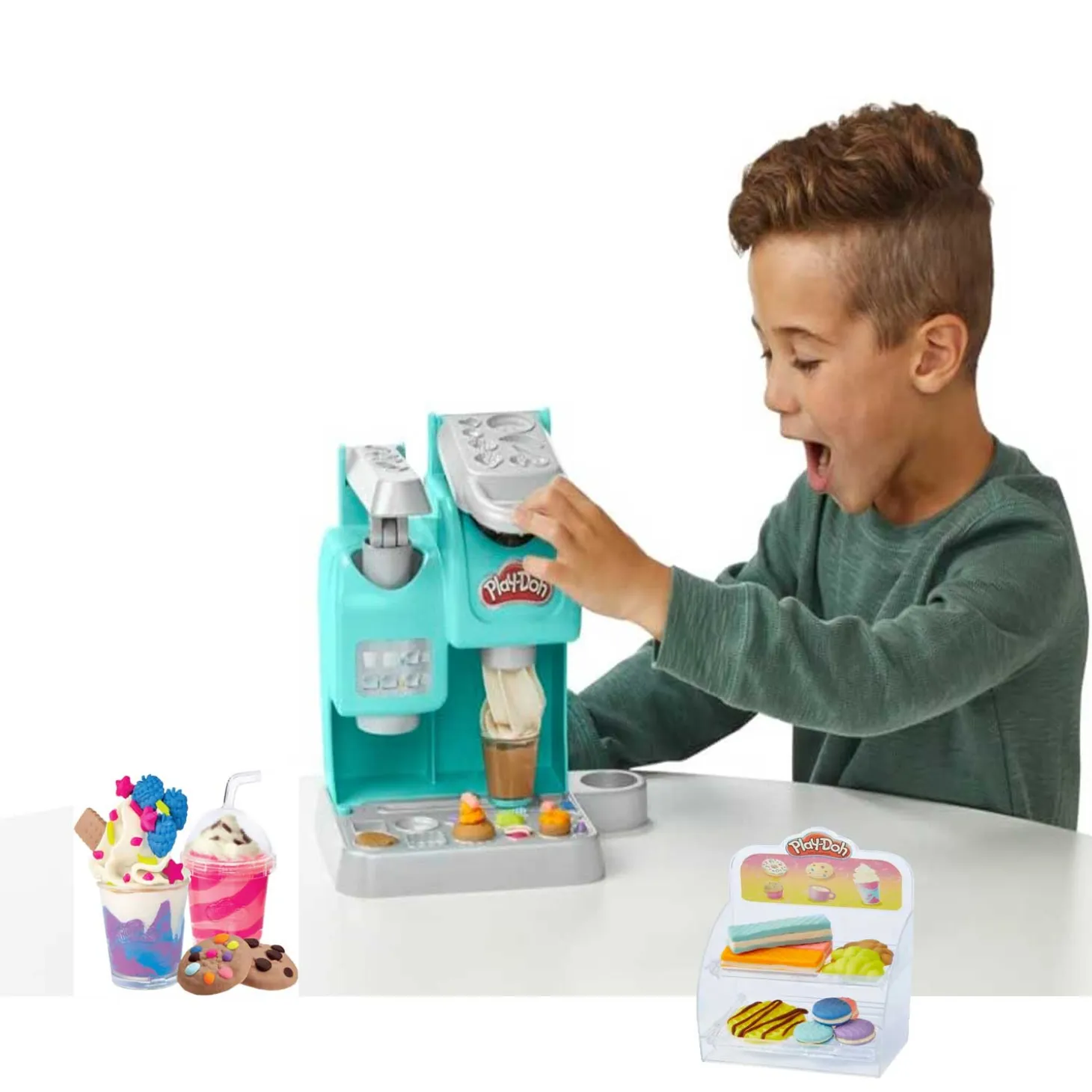 Play Doh Kitchen Creations La Caffetteria Super Colorata F58365L0
