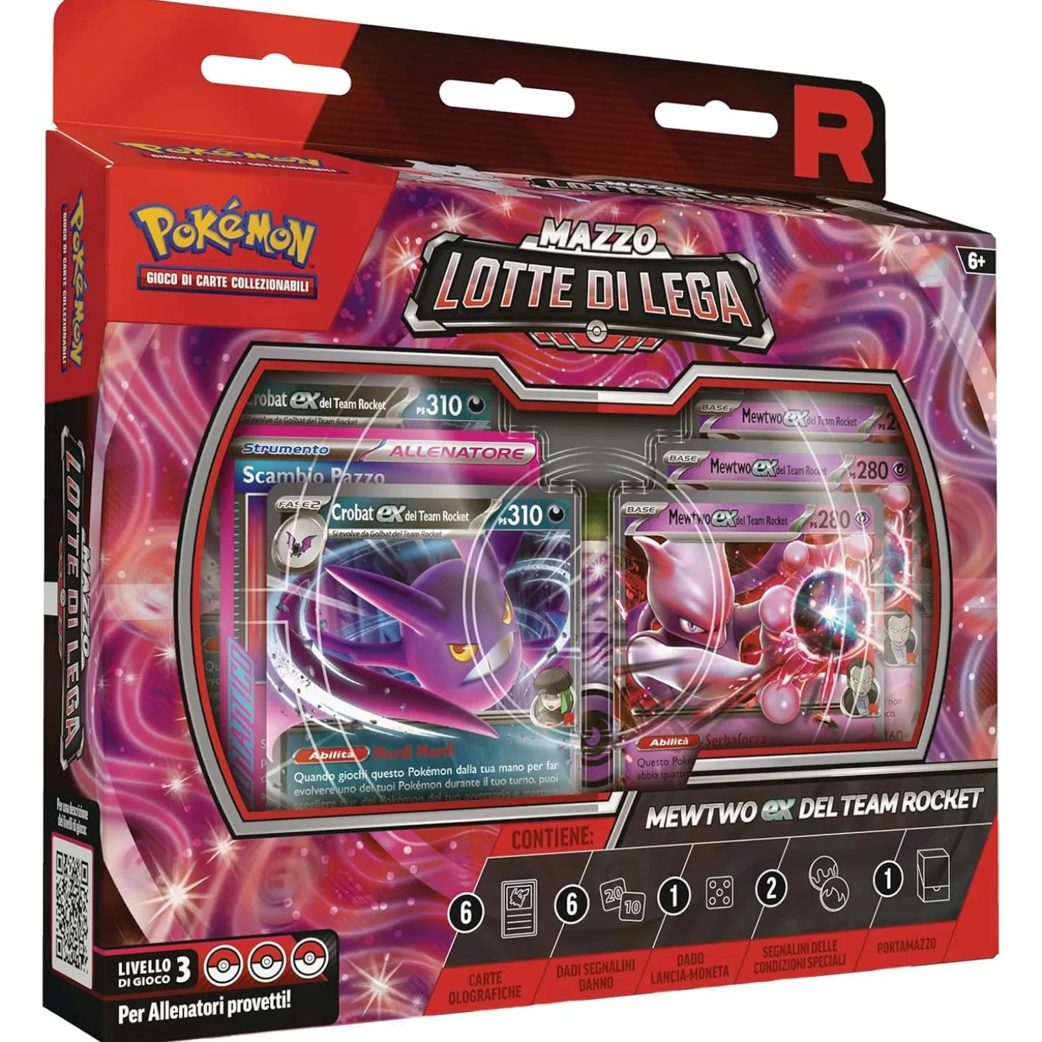 Pokemon Mazzi Lotta Lega Mewtwo Ex Del Team Rocket