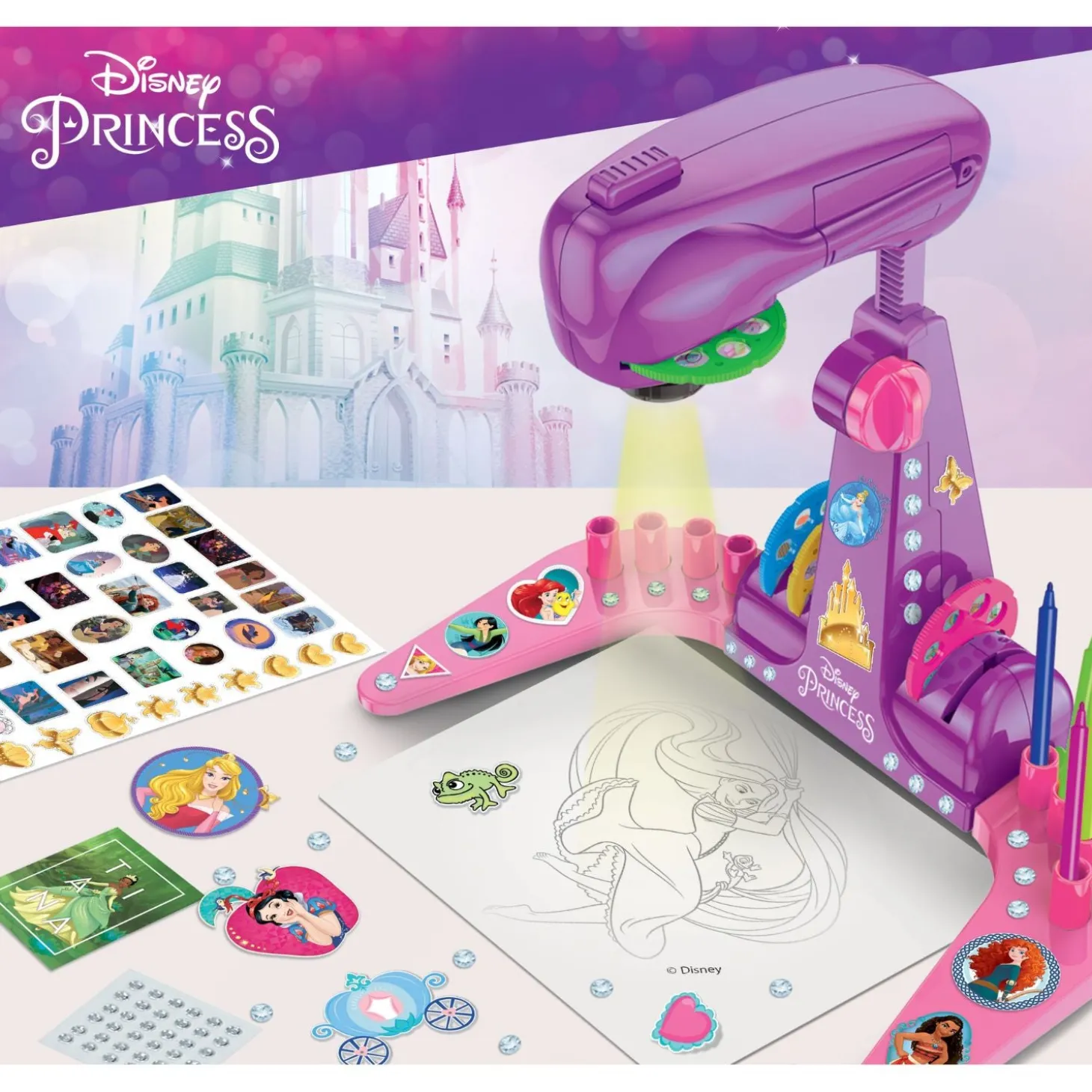 Princess Projector Drawing School