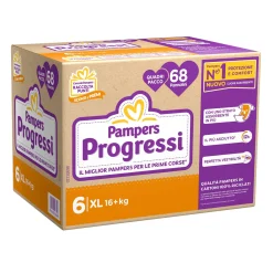 Progressi Quadripack Taglia 6+ Extralarge 68pz