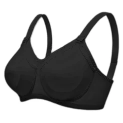 Reggiseno Allattamento Cotone Preformato Coppa C Nero