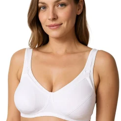 Reggiseno Allattamento Fibra Cava Coppa D Bianco
