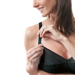 Reggiseno Allattamento Regolabile Modal Nero