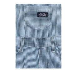 Salopette di Jeans a Righe Baby Bambino