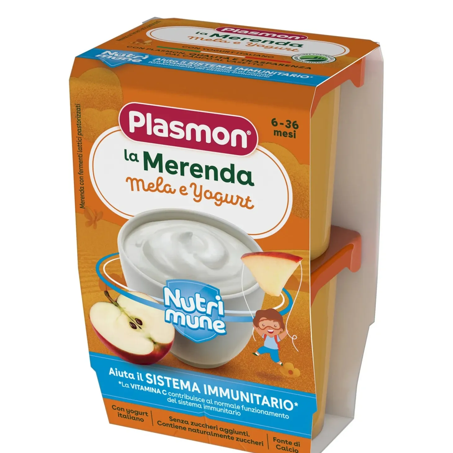 Sapori Di Natura Yogurt Mela: Confezione 2x120 gr