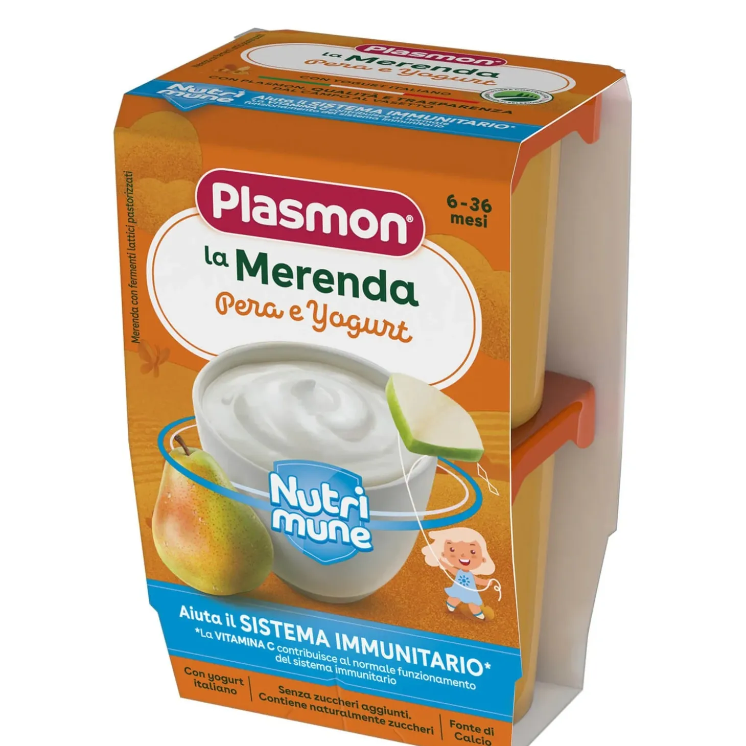 Sapori Di Natura Yogurt Pera: Confezione 2x120 gr