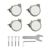 Set Ruote Per Lettino Sleepi