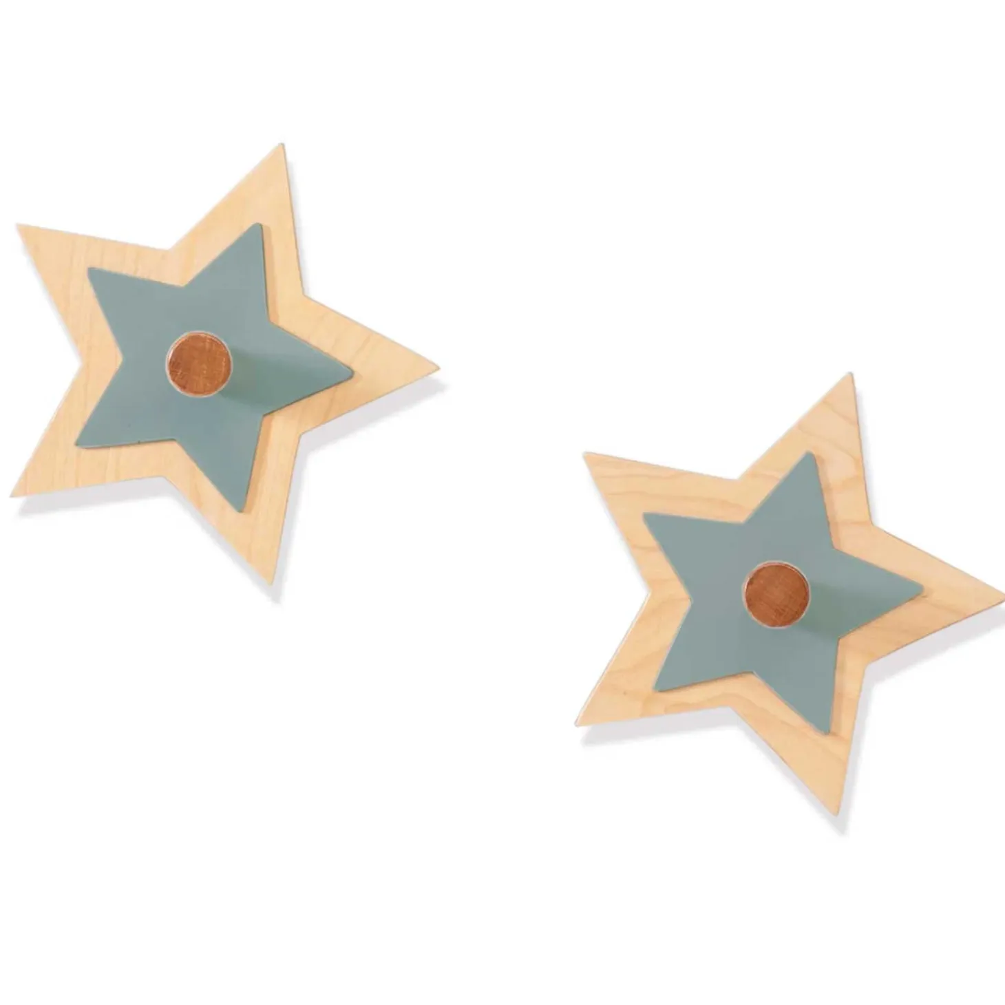 Set 2 Stelle Appendiabiti