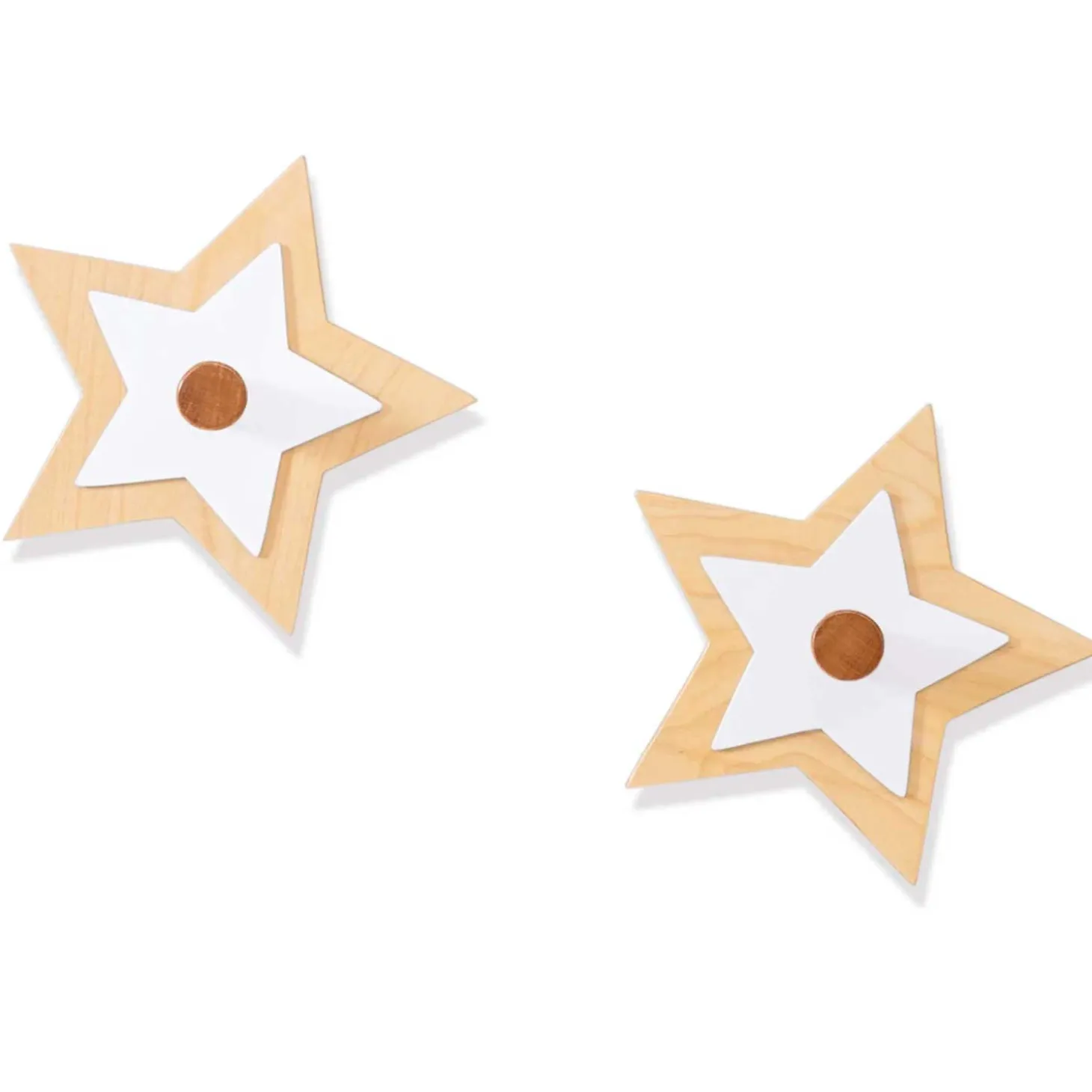 Set 2 Stelle Appendiabiti