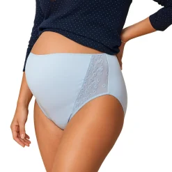 Slip Premaman Vita Alta In Tulle Ricamato