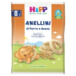 Snack Anellini Di Farro E Avena: Confezione 30 gr
