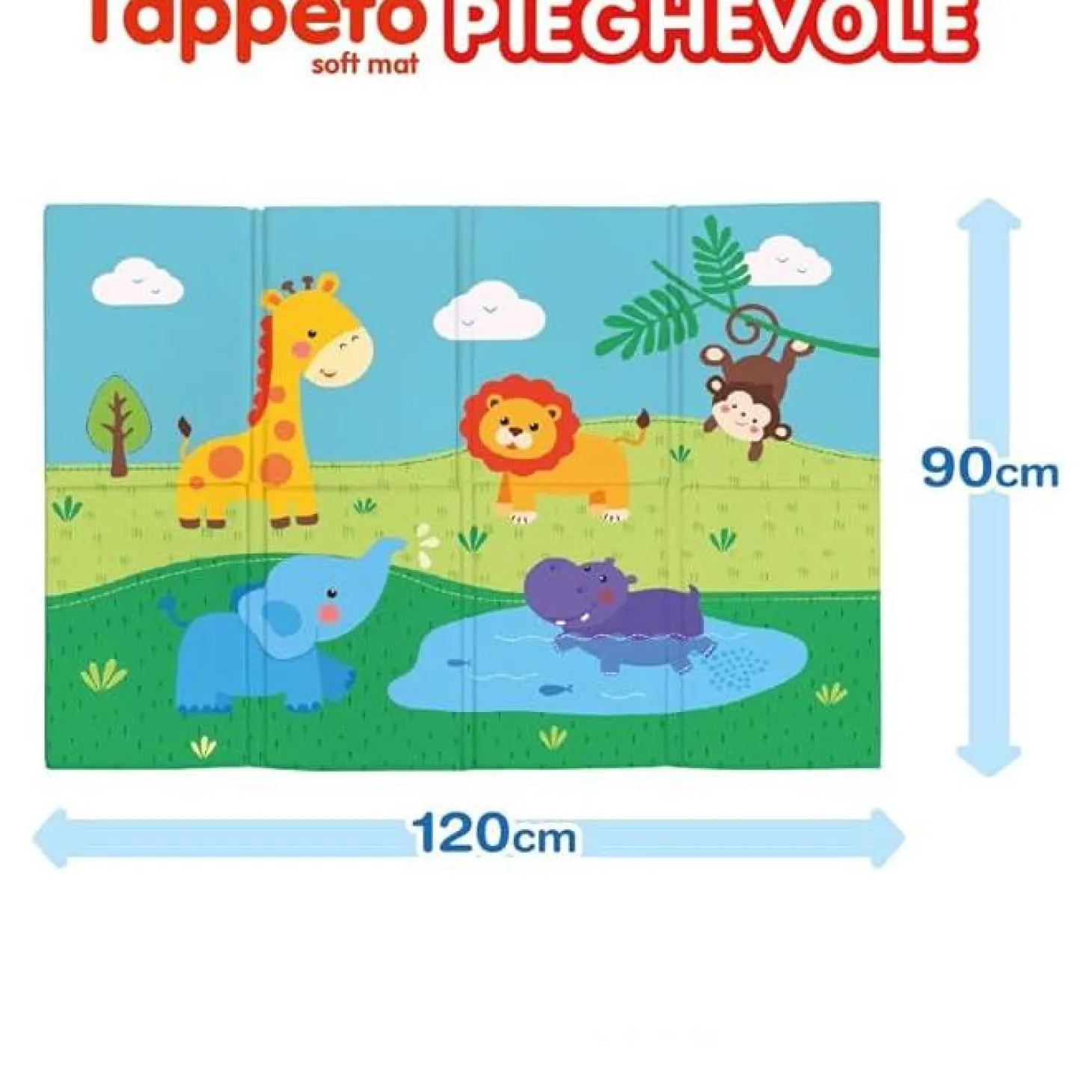 Tappeto Pieghevole "Giungla"