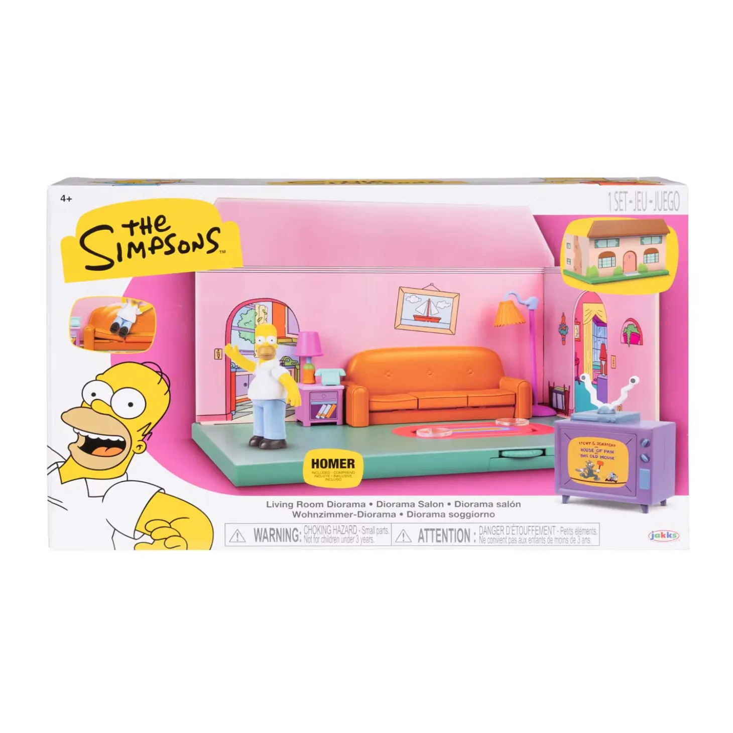 The Simpsons Playset Casa Simpson