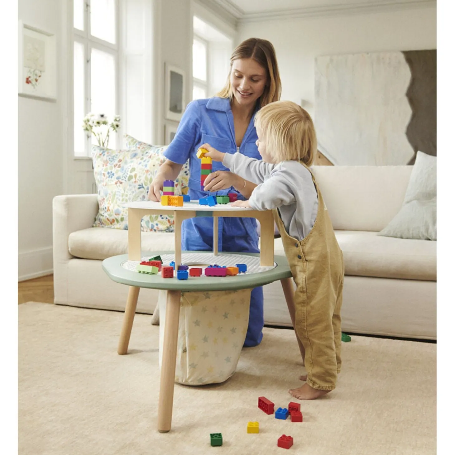 Torre di mattoncini Stokke MuTable V2