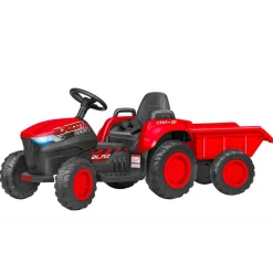 Trattore Elettrico Batteria LiIon Con Rimorchio