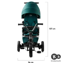 Triciclo EasyTwist da 9 mesi a 5 anni