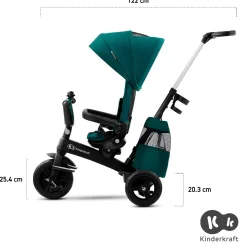 Triciclo EasyTwist da 9 mesi a 5 anni
