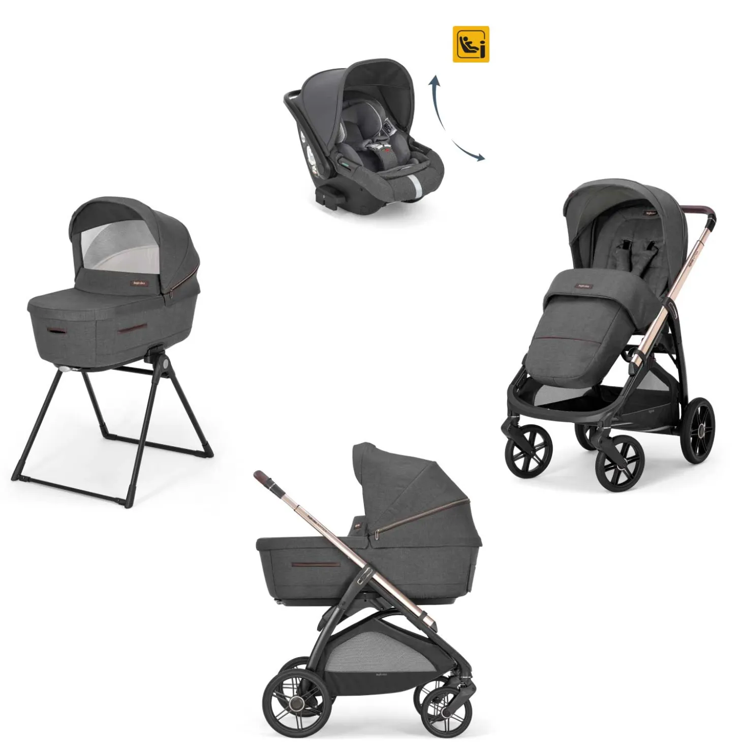 Trio Aptica 2025 Con Seggiolino Auto Darwin Recline