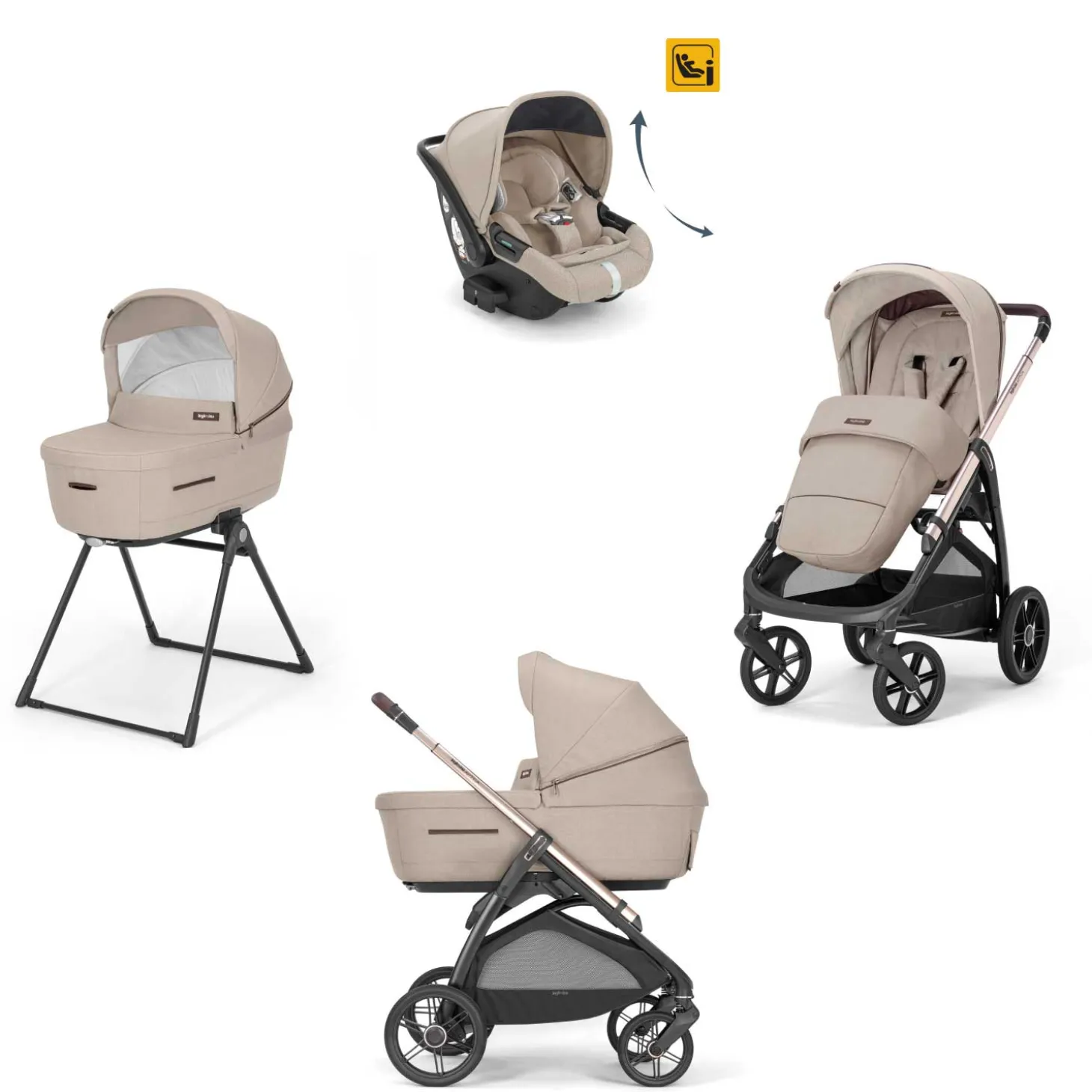 Trio Aptica 2025 Con Seggiolino Auto Darwin Recline