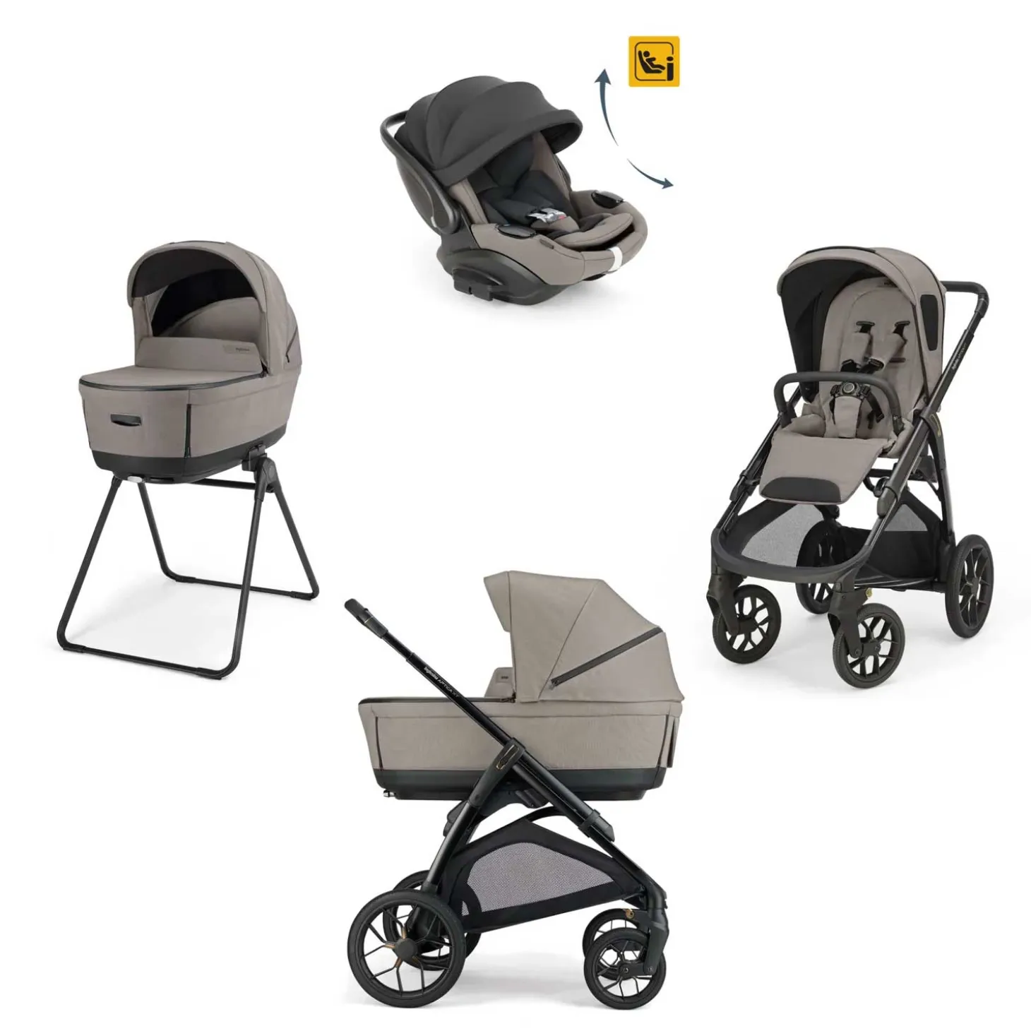 Trio Aptica XT 2026 Con Seggiolino Auto Darwin Recline Evo Isize