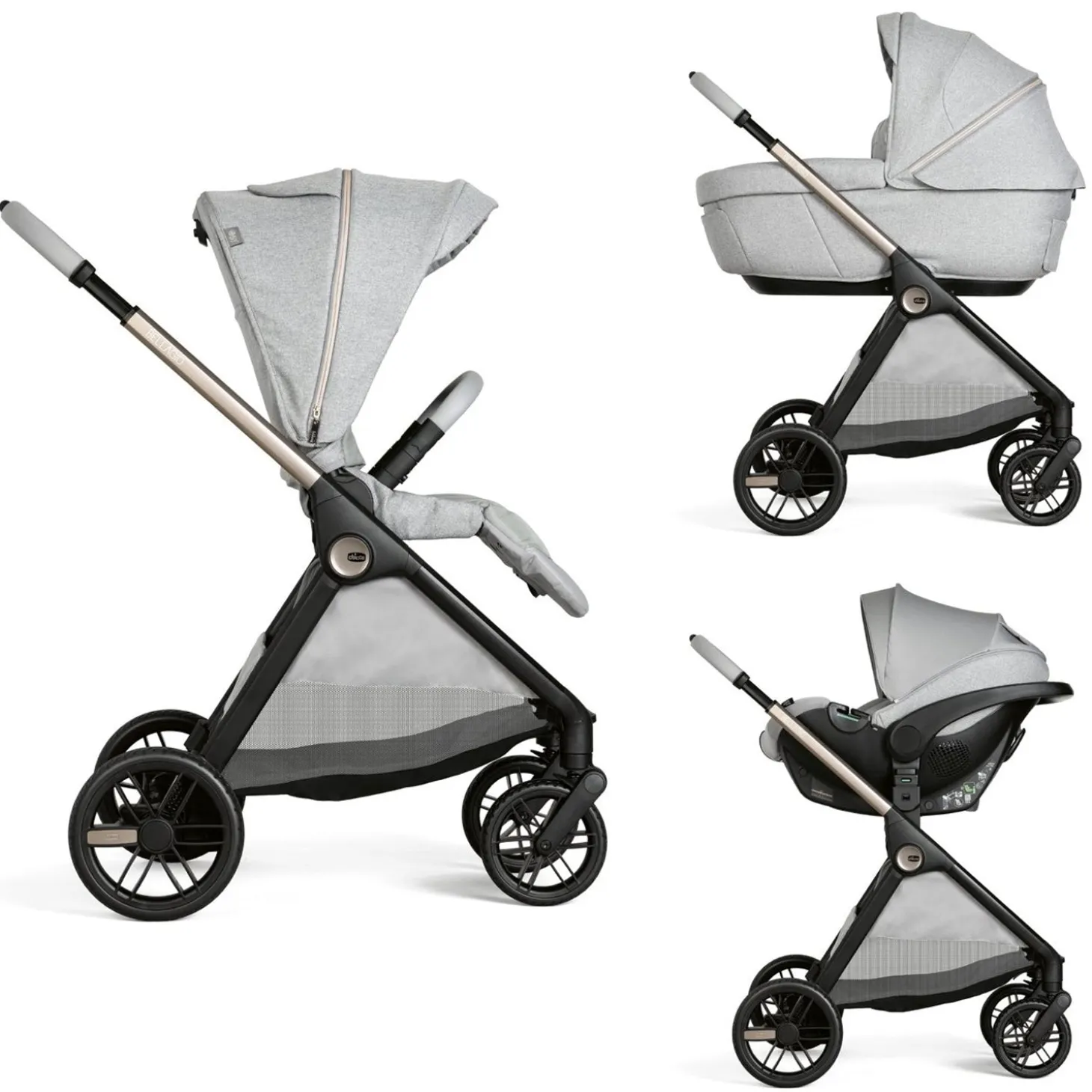 Trio Bellagio Comfort Con Seggiolino Auto Kory Isize Plus