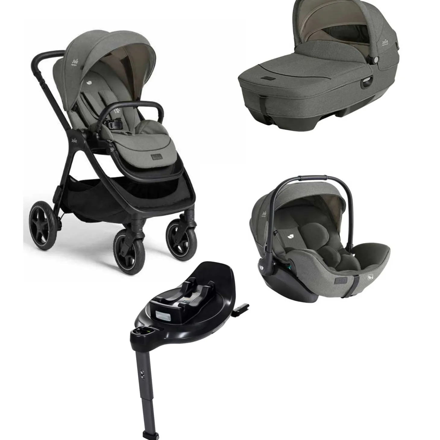 Trio Con Passeggino Finiti +Navicella Calmi + S.A. I Level Recline + Base Omaggio