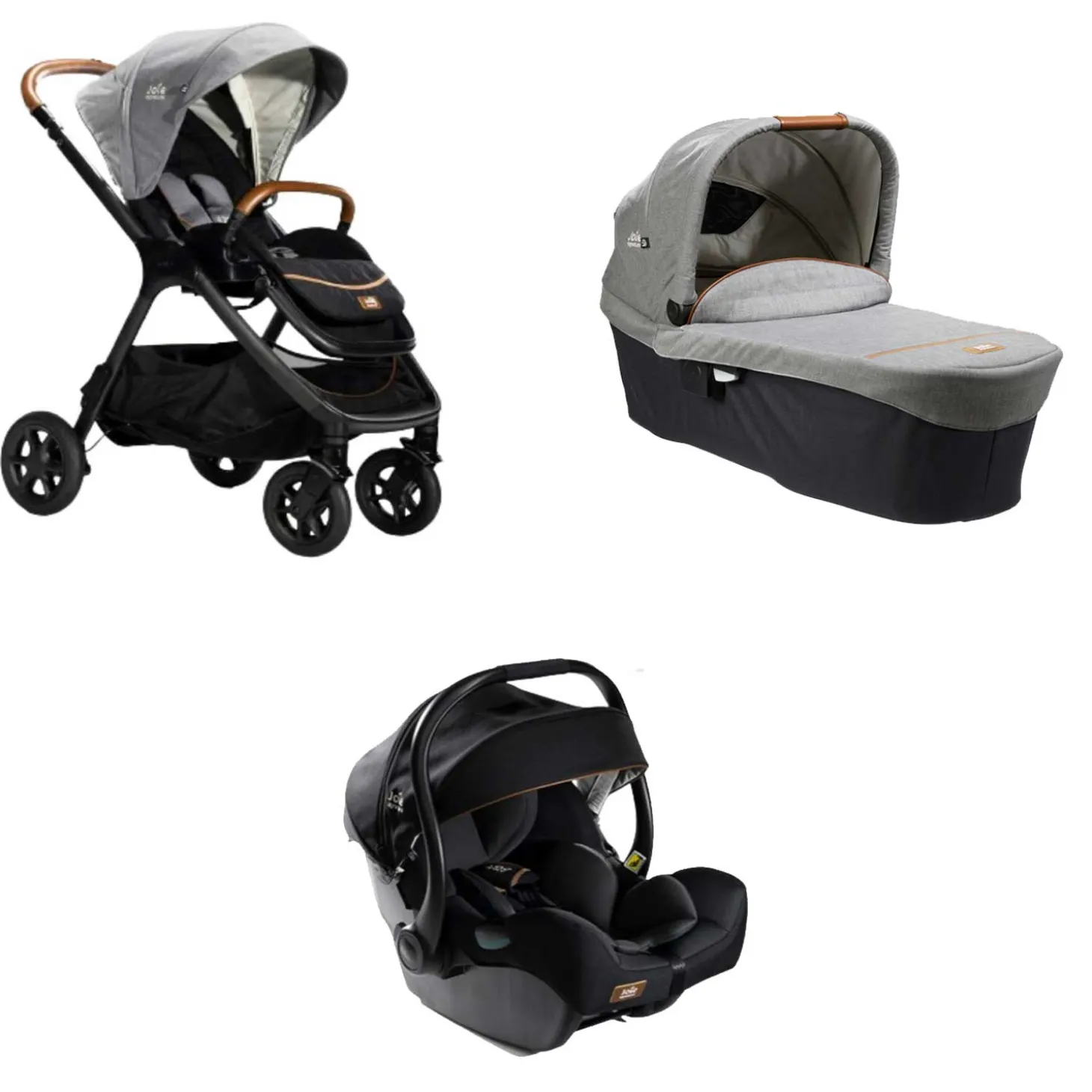 Trio Con Passeggino Finiti + Navicella Ramble + Seggiolino Auto I Gemm
