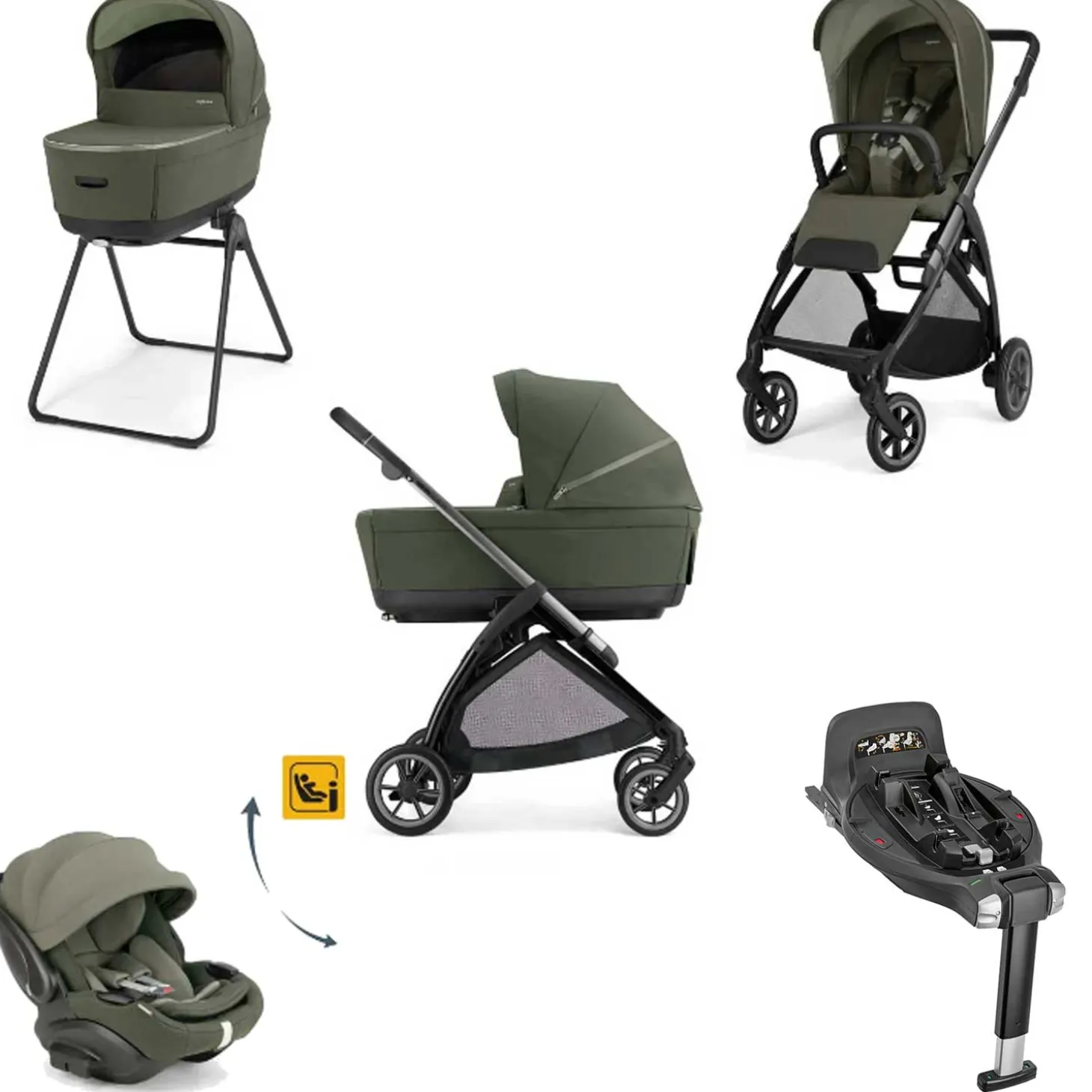 Trio Electa 2026 Con Darwin Evo Recline Isize + Base Auto Darwin 360