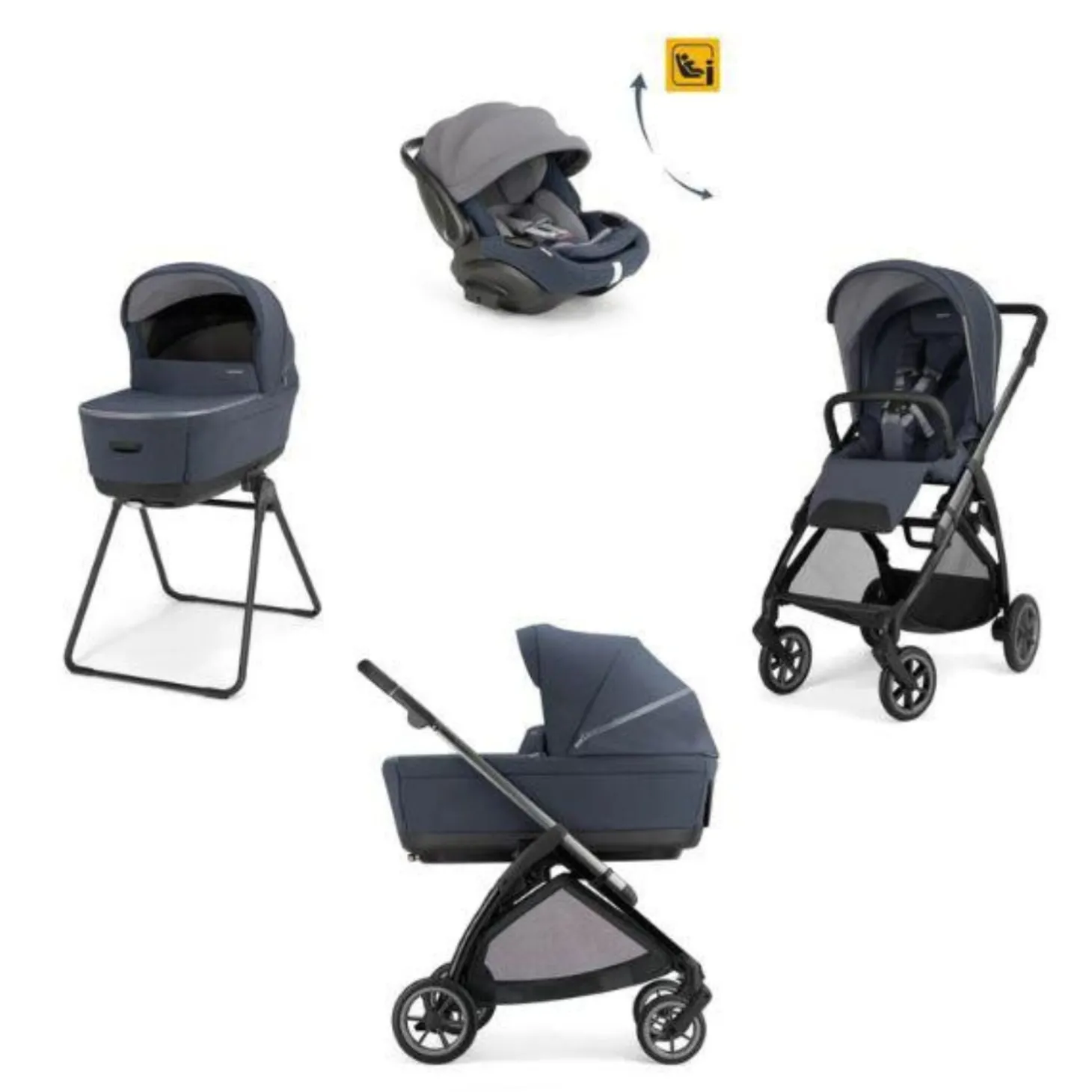 Trio Electa 2026 Con Seggiolino Auto Darwin Recline Evo Isize
