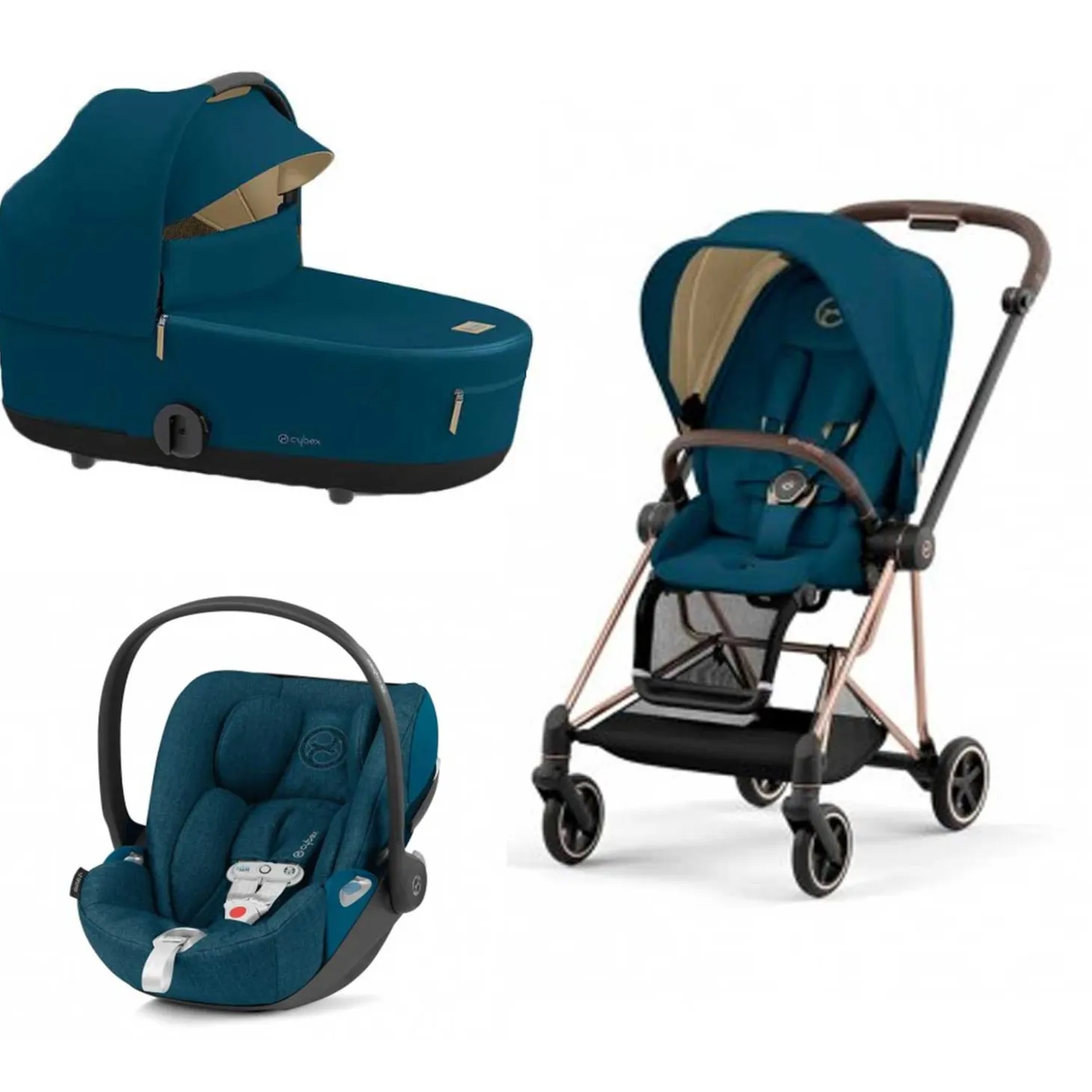 Trio Mios Con Seggiolino Auto Cloud Z ISize