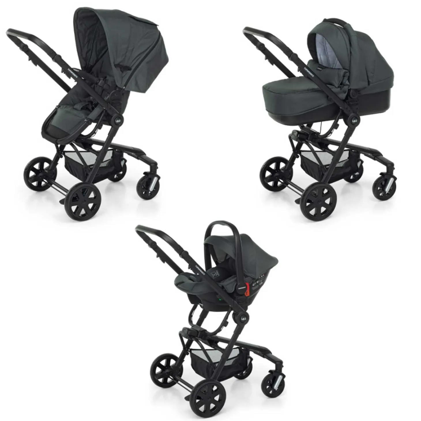 Trio Up3 Travel 2024 con Seggiolino Auto Up3 ISize R129
