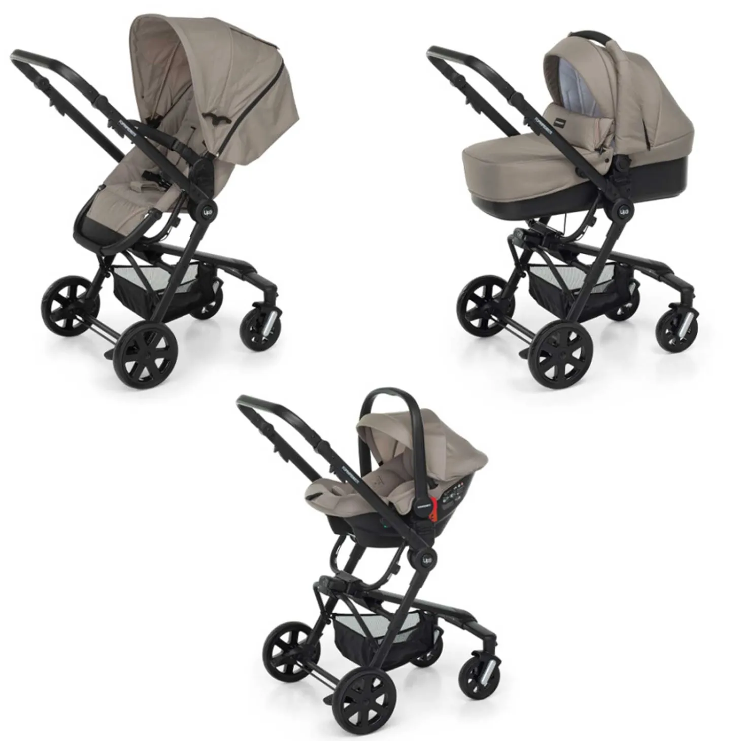 Trio Up3 Travel 2024 con Seggiolino Auto Up3 ISize R129