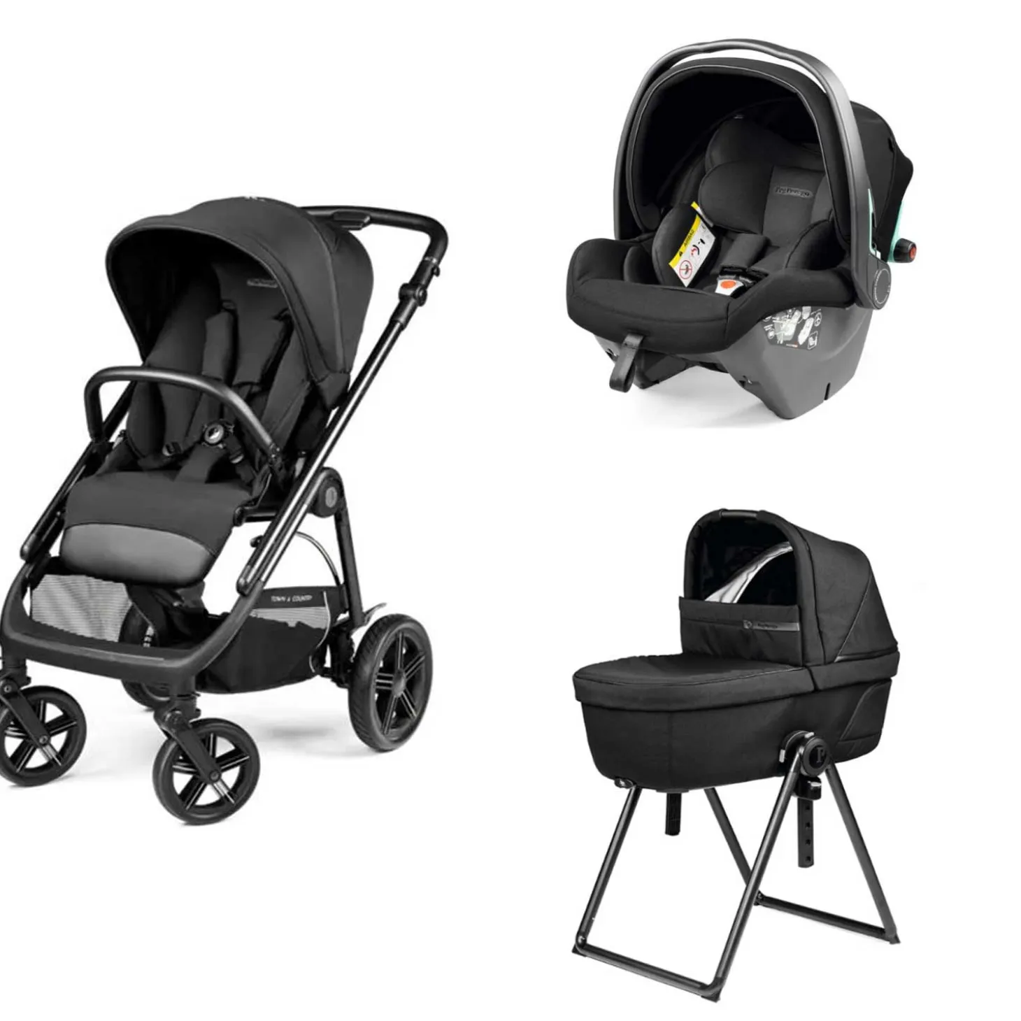 Trio Veloce TC New Con Culla Belvedere + Primo Viaggio SLK R129