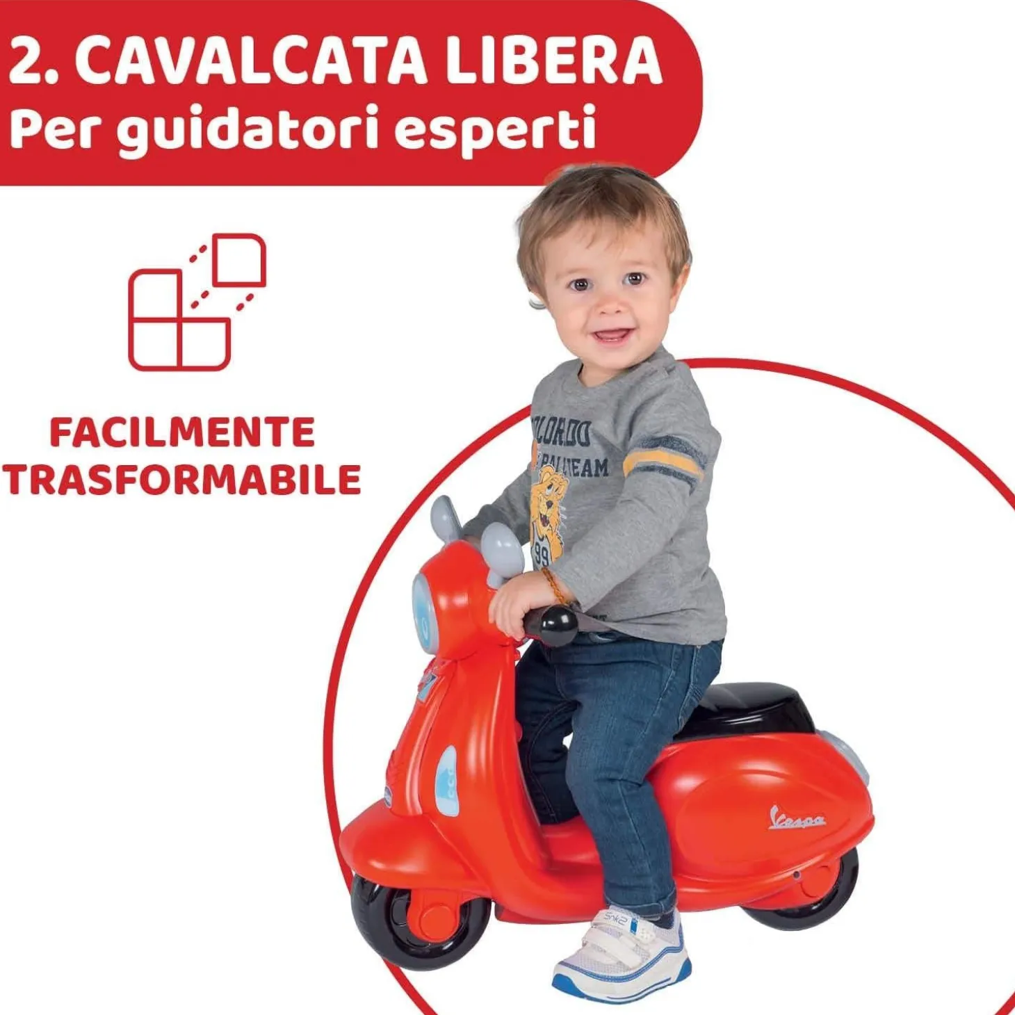 Vespa Primavera Cavalcabile Evolutivo