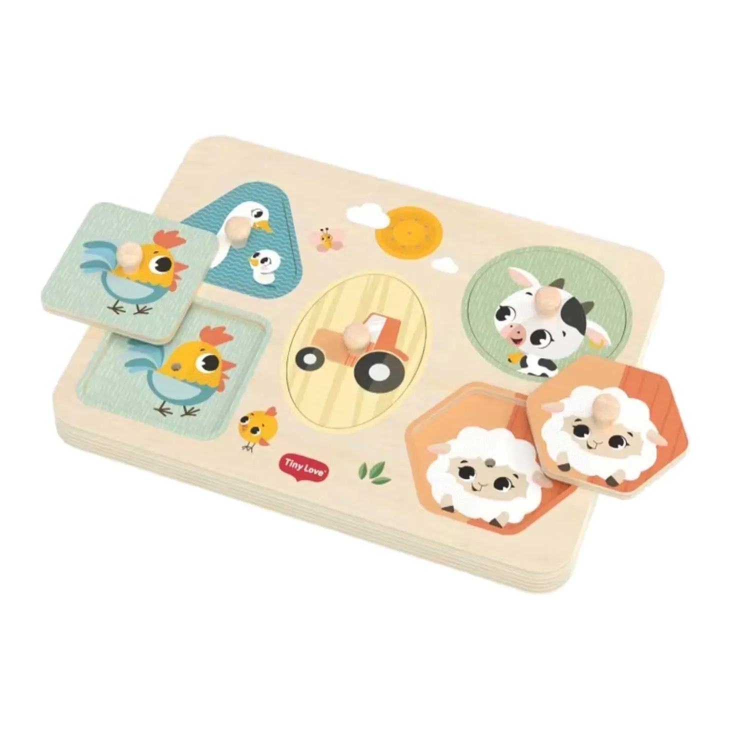 Wooden Musical Puzzle Farmers